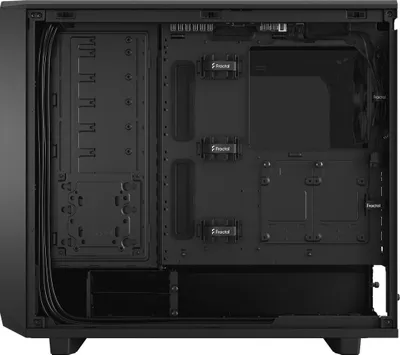 Kasë Fractal Design Meshify 2 Compact TG Dark Tint, e zezë, Midi Tower - 21
