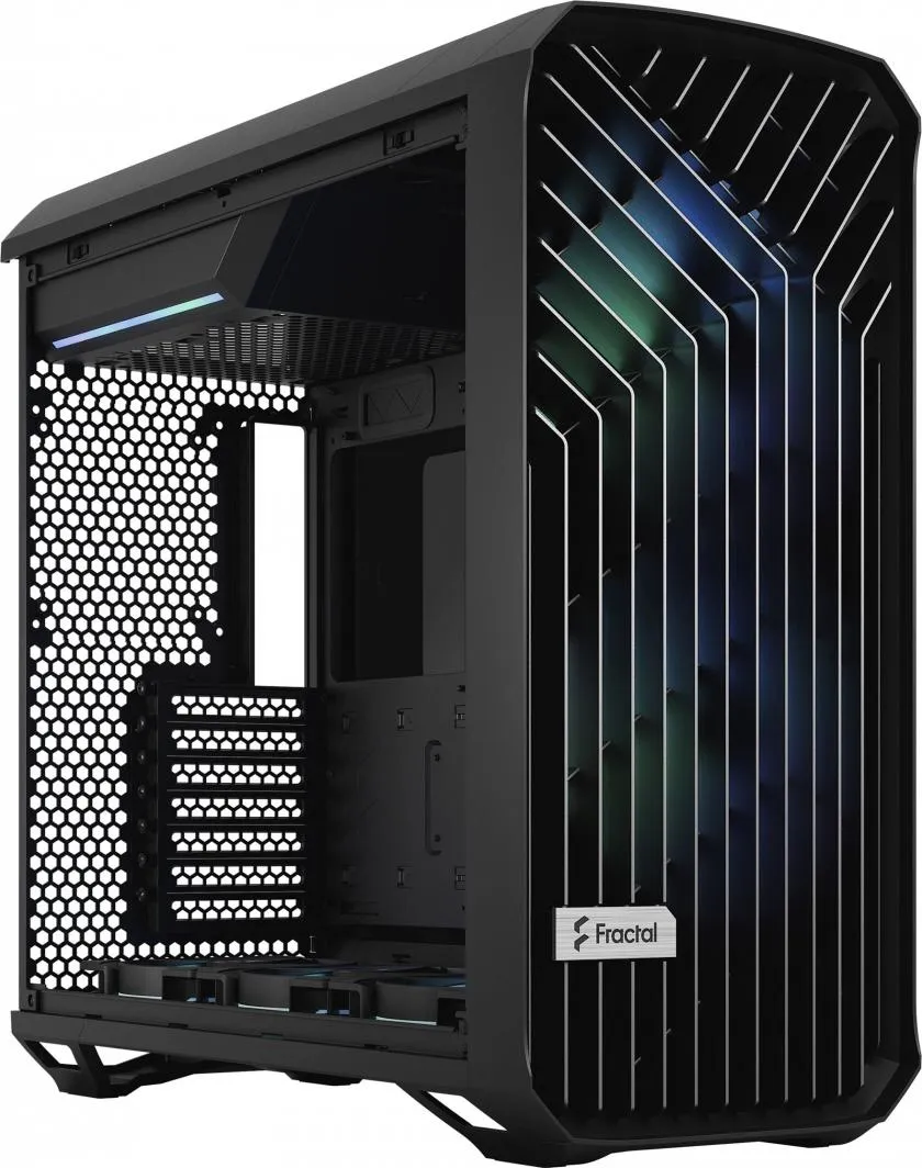 Kasë Fractal Design Torrent RGB TG Light Tinte, e zezë, Full Tower - 12