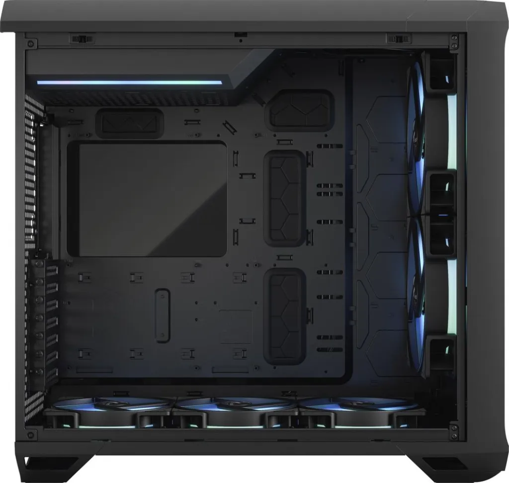 Kasë Fractal Design Torrent RGB TG Light Tinte, e zezë, Full Tower - 13
