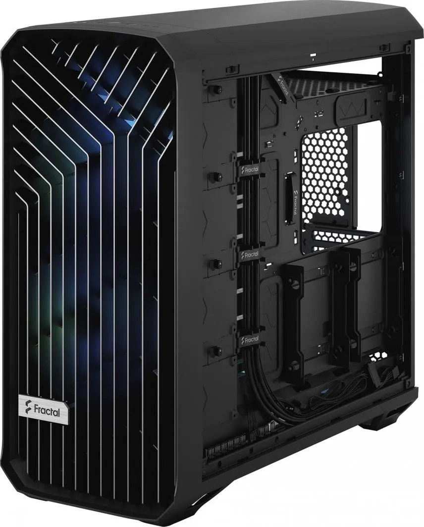 Kasë Fractal Design Torrent RGB TG Light Tinte, e zezë, Full Tower - 20