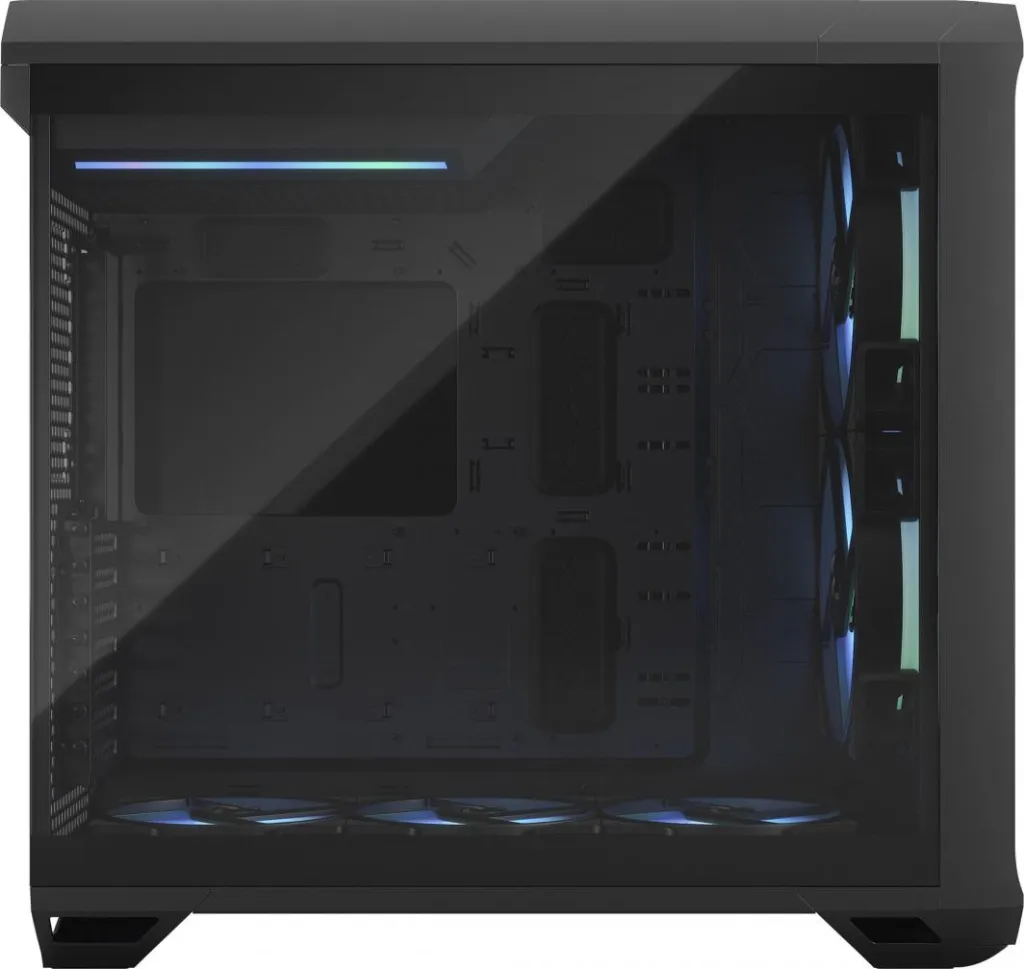 Kasë Fractal Design Torrent RGB TG Light Tinte, e zezë, Full Tower - 4