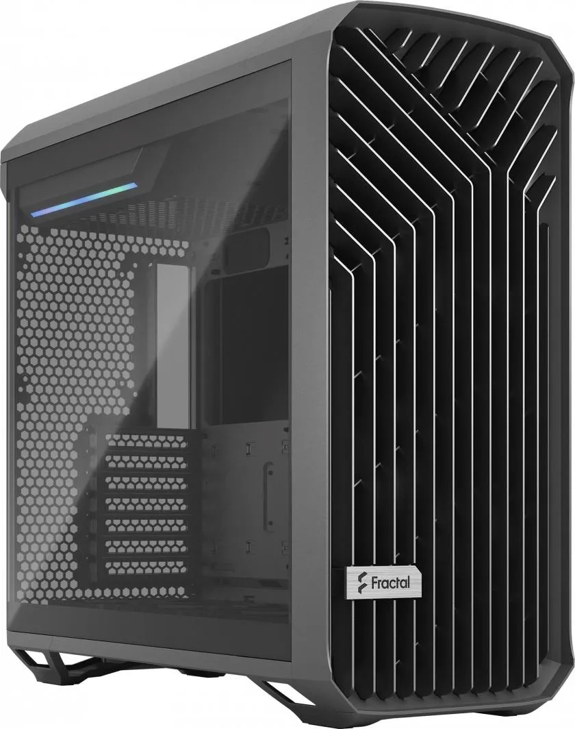 Kasë Fractal Design Torrent TG Light Tint, e hirtë, Full Tower - 1