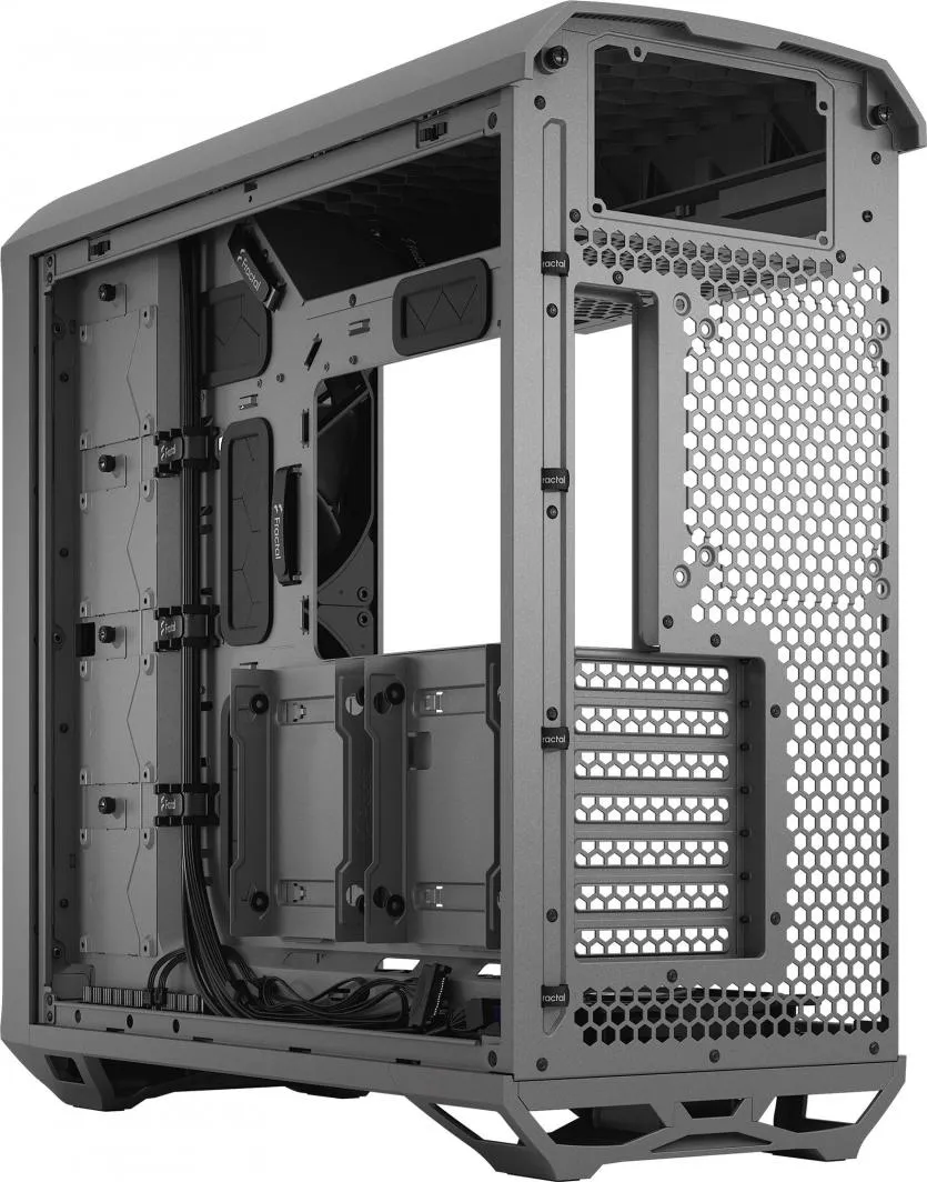 Kasë Fractal Design Torrent TG Light Tint, e hirtë, Full Tower - 15