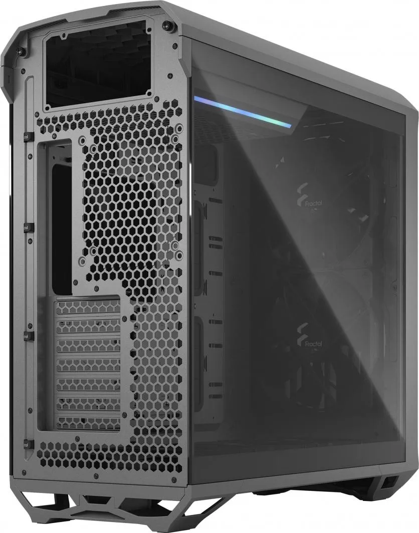 Kasë Fractal Design Torrent TG Light Tint, e hirtë, Full Tower - 5