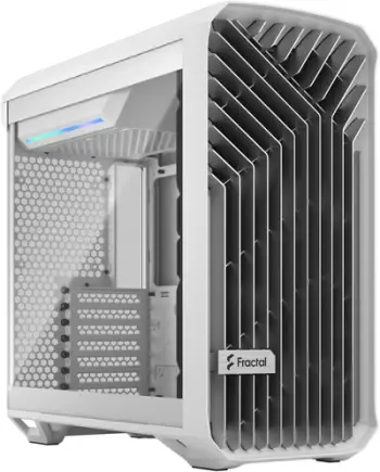 Kasë kompjuteri Fractal Design Torrent Compact White TG Clear