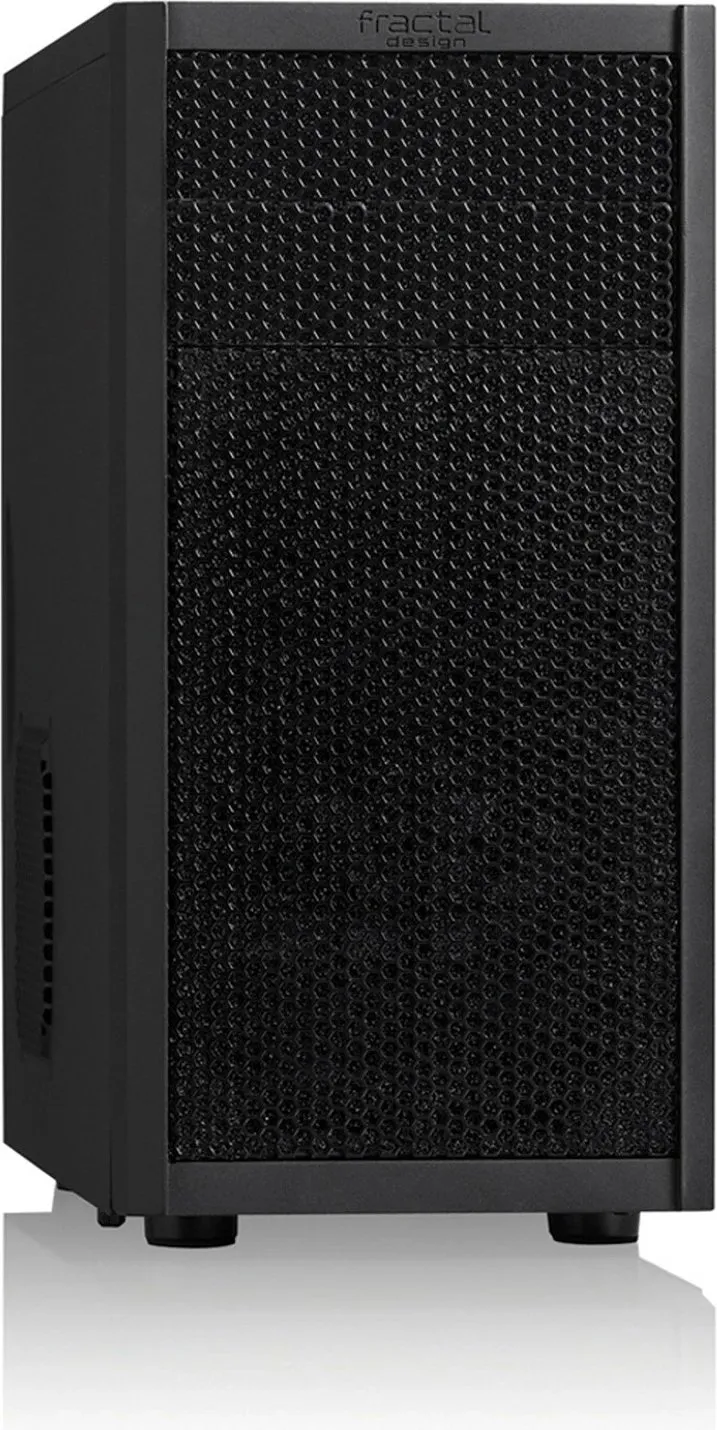 Kasë Fractal Design Core 1000 USB 3.0, Midi Tower, micro ATX, Mini-ITX, e zezë - 2