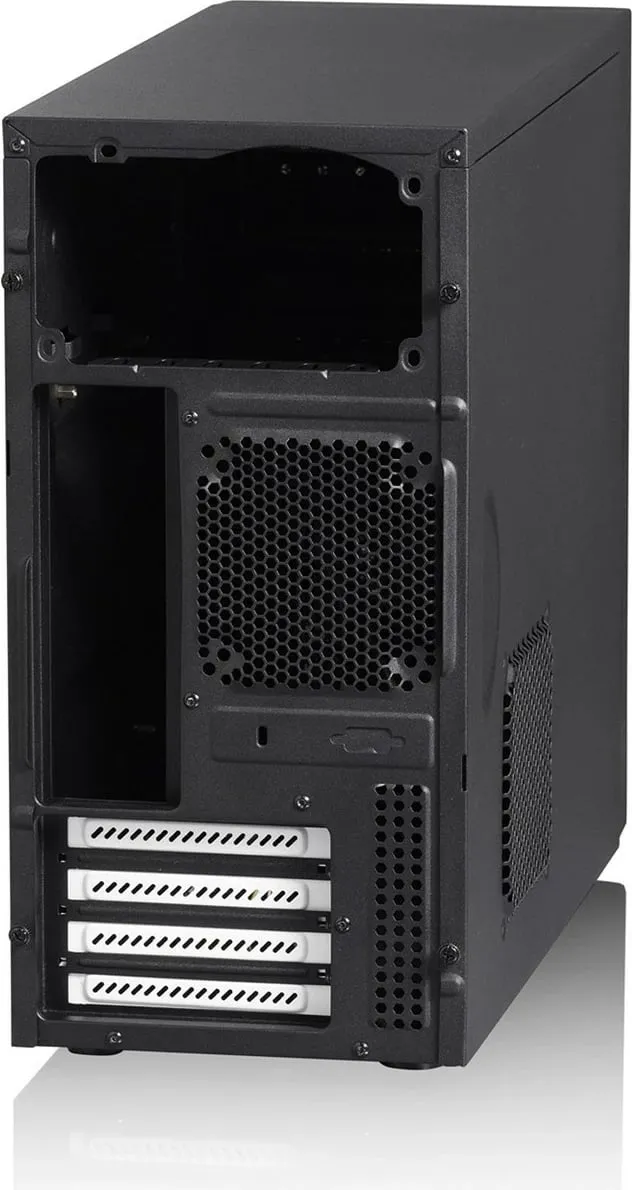 Kasë Fractal Design Core 1000 USB 3.0, Midi Tower, micro ATX, Mini-ITX, e zezë - 3