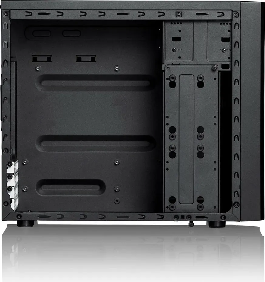 Kasë Fractal Design Core 1000 USB 3.0, Midi Tower, micro ATX, Mini-ITX, e zezë - 5