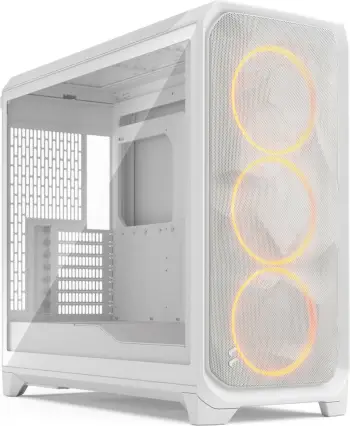 Kasë Fractal Design Meshify 2 Compact, Midi Tower, e bardhë