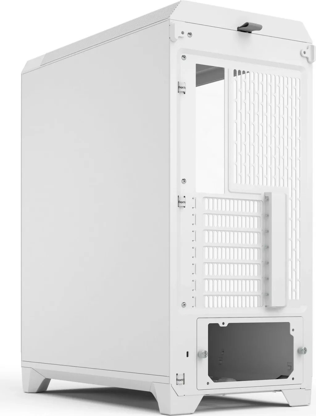 Kasë Fractal Design Meshify 3, midi tower, xham i temperuar, e bardhë - 4