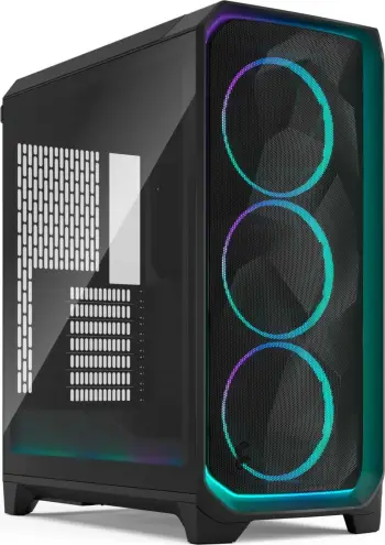 Kasë Fractal Design Meshify 3 Ambience Pro RGB, midi tower, xham i temperuar, e bardhë