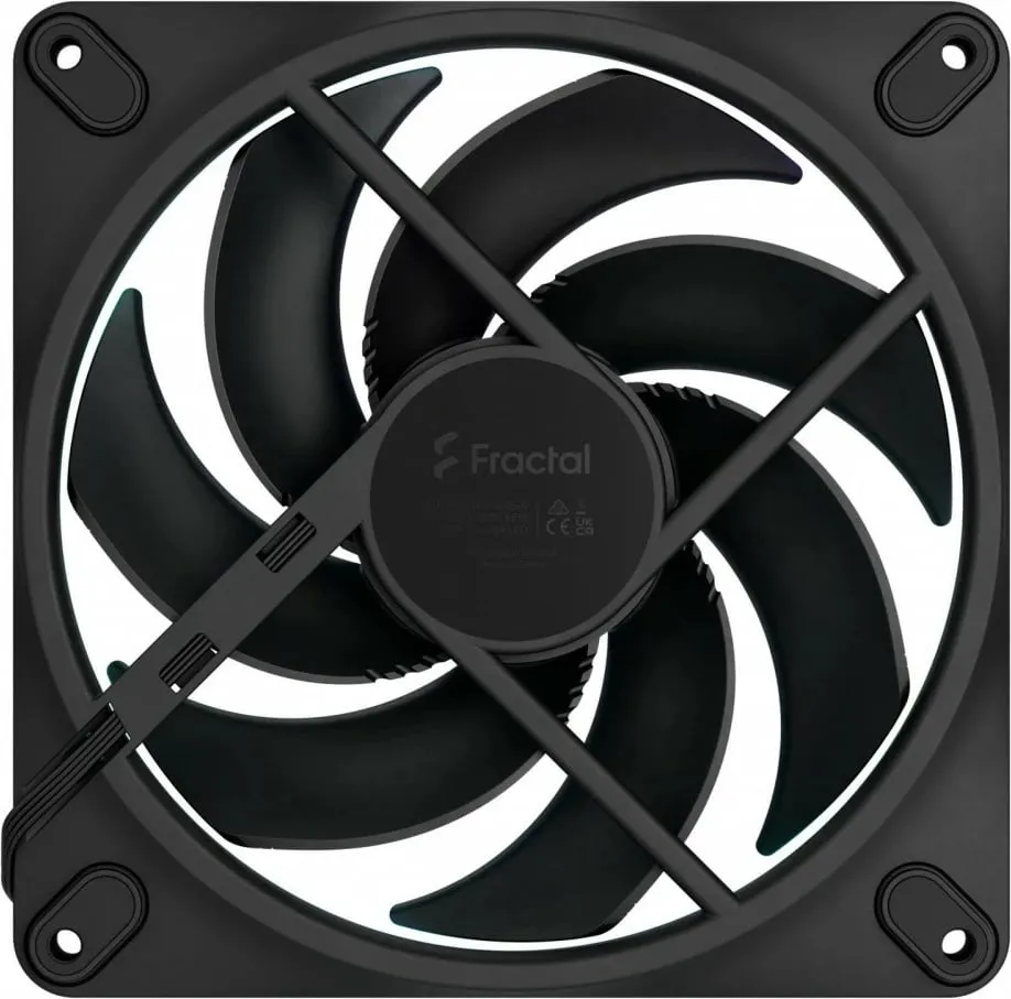 Ventilator kase Fractal Design Momentum 14 RGB, 14 cm, set 3 copë, i zi - 2