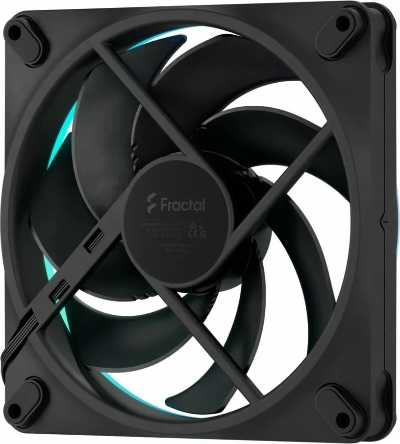 Ventilator kase Fractal Design Momentum 14 RGB, 14 cm, set 3 copë, i zi - 5