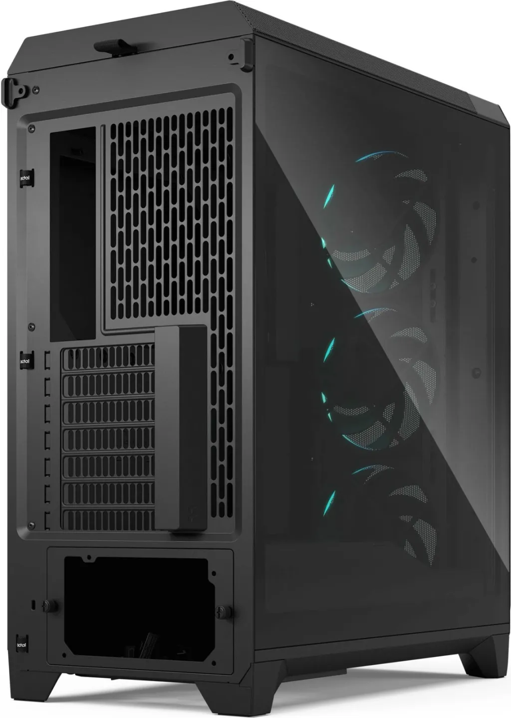 Kasë Fractal Design Meshify 2 Compact RGB Black TG Light Tint, e zezë - 3