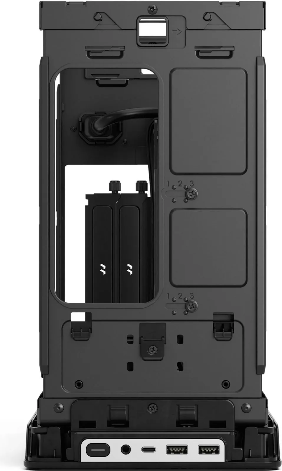 Kasë Fractal Design Era 2, Mini Tower, Silver - 12