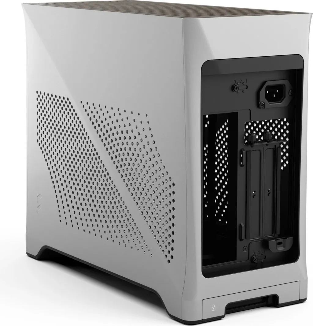 Kasë Fractal Design Era 2, Mini Tower, Silver - 3