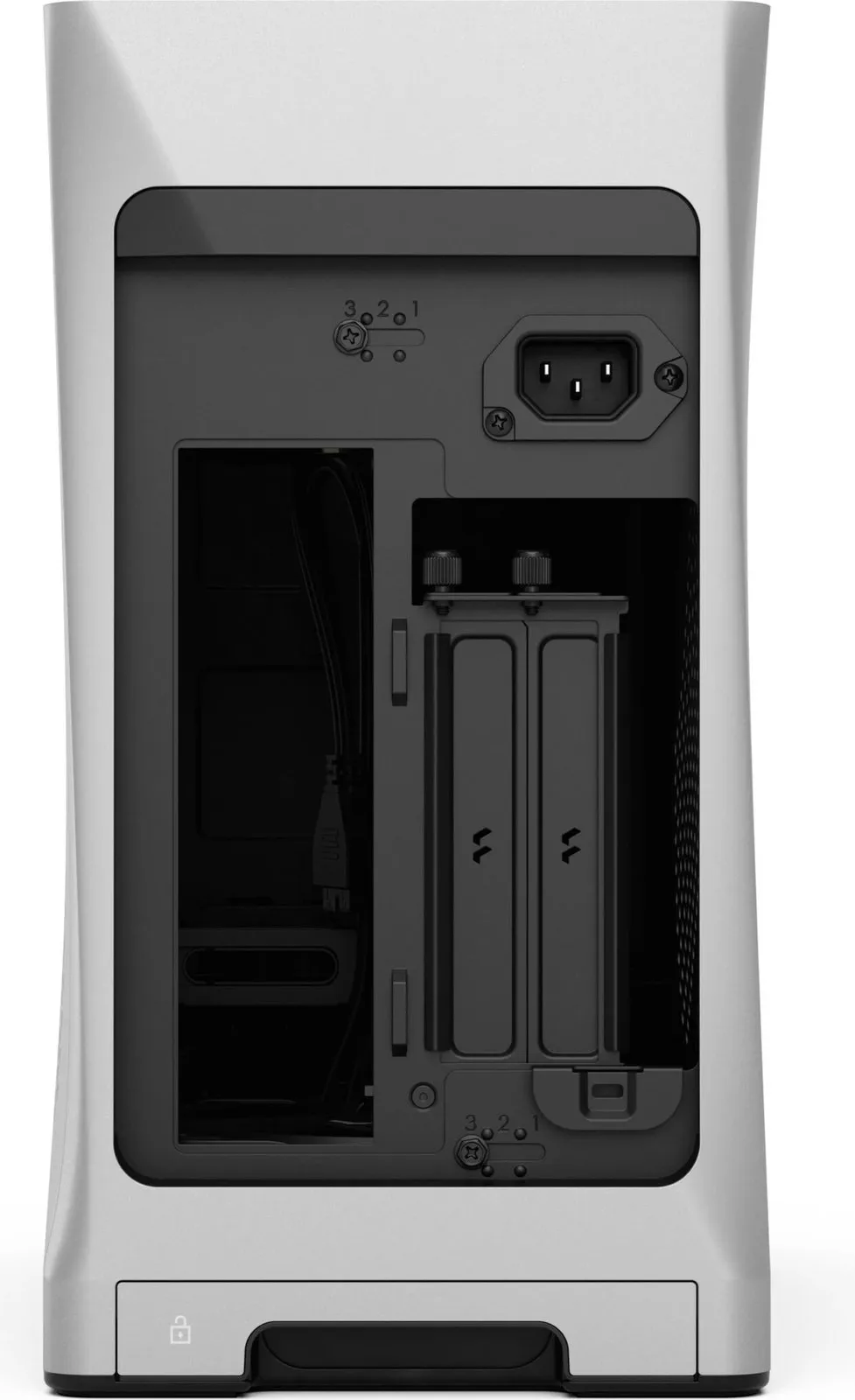 Kasë Fractal Design Era 2, Mini Tower, Silver - 29