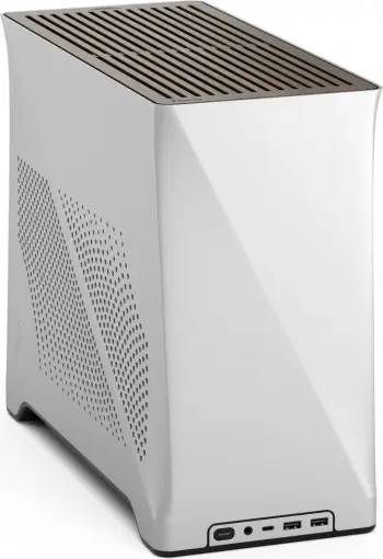 Kasë Fractal Design Era 2, Mini Tower, Silver