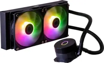Ftohës me ujë Cooler Master MasterLiquid 240L Core ARGB, 12cm, i zi