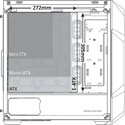 Kasë Cooler Master MasterBox TD500 Mesh V2, Midi Tower - 13