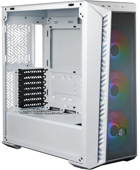 Kasë kompjuteri Cooler Master MasterBox 520 Mesh, anë transparente, e bardhë - 4