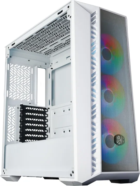 Kasë kompjuteri Cooler Master MasterBox 520 Mesh, anë transparente, e bardhë - 6