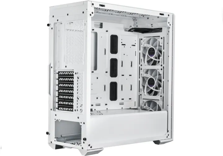 Kasë kompjuteri Cooler Master MasterBox 520 Mesh, anë transparente, e bardhë - 9