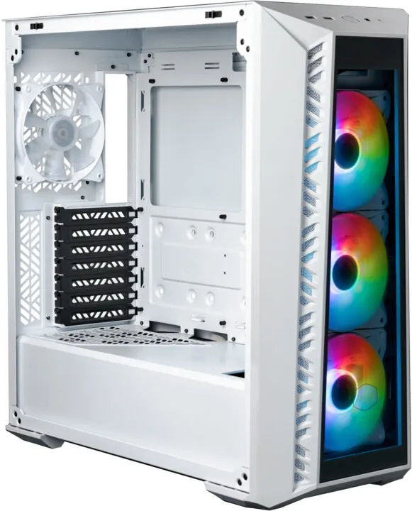Kasë kompjuteri Cooler Master MasterBox 520, anë transparente, e bardhë - 3
