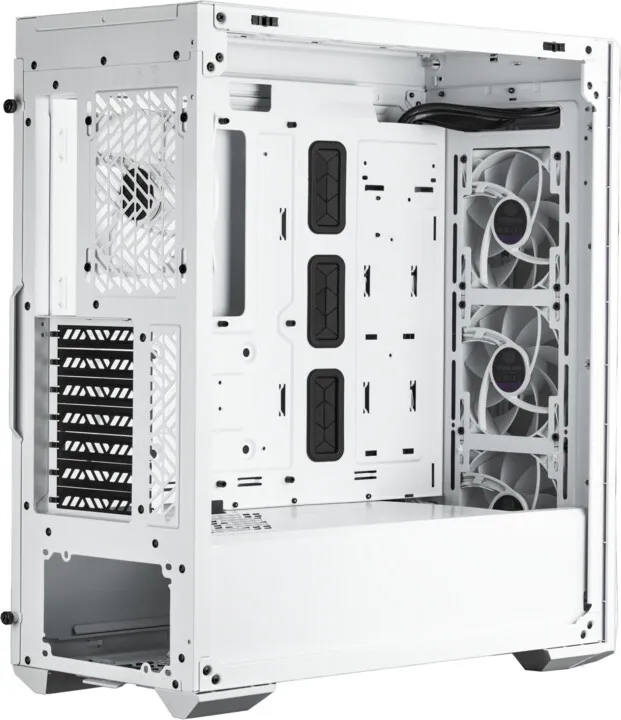 Kasë kompjuteri Cooler Master MasterBox 520, anë transparente, e bardhë - 8