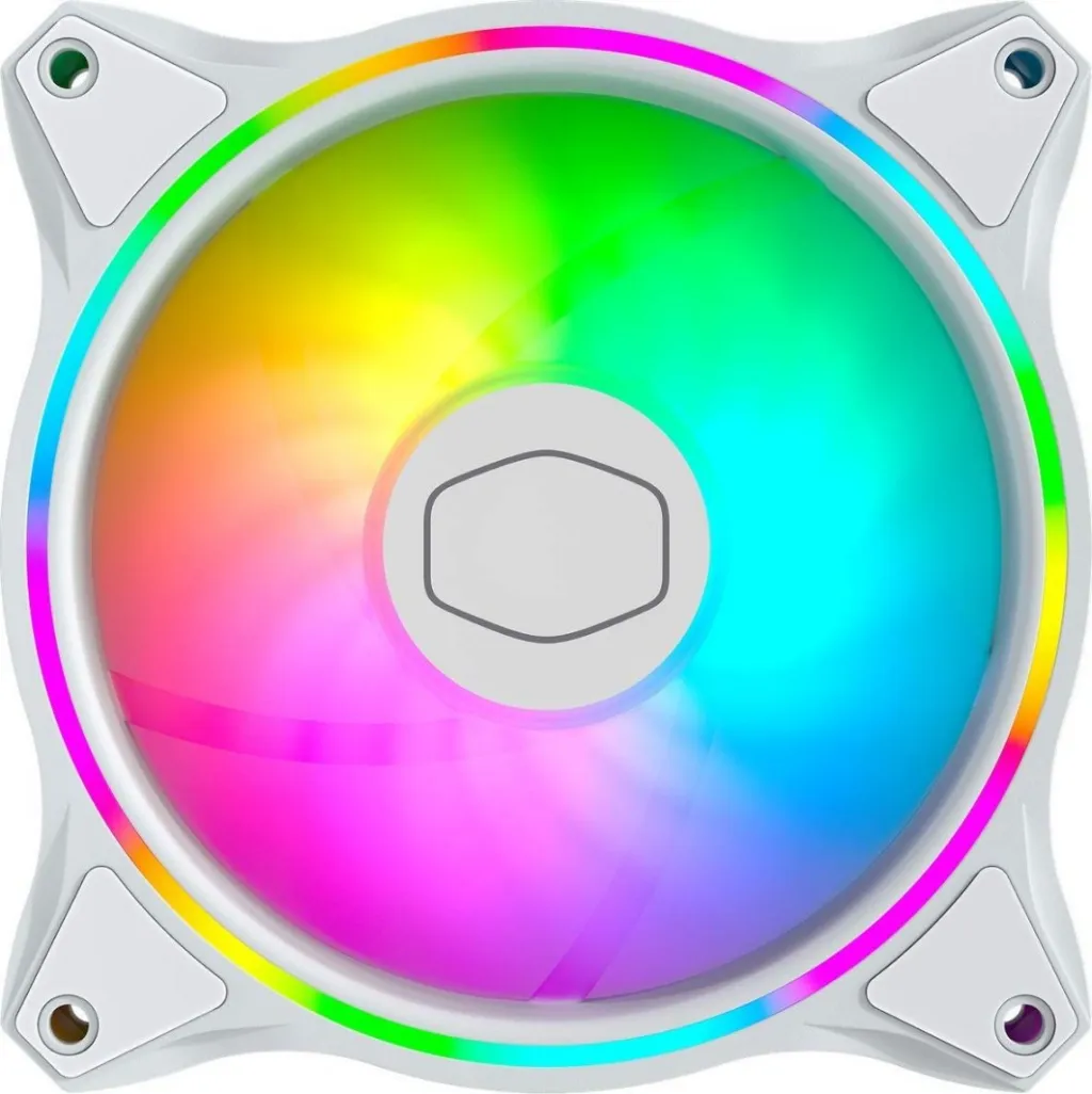 Ftohës Cooler Master MasterFan MF120 Halo 2, 120 mm, i bardhë - 2