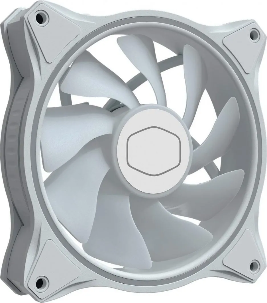 Ftohës Cooler Master MasterFan MF120 Halo 2, 120 mm, i bardhë - 5