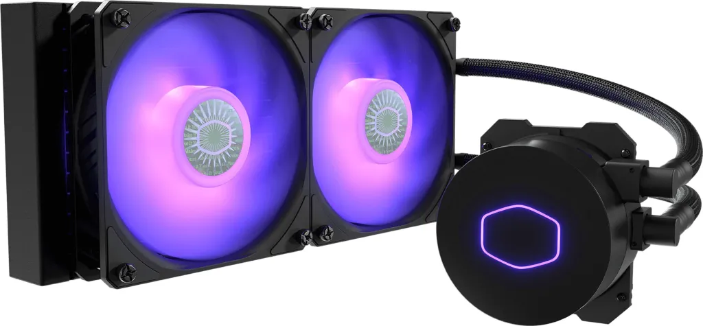 Ftohës me ujë Master MasterLiquid ML240L V2 RGB, 240 mm, i zi - 1