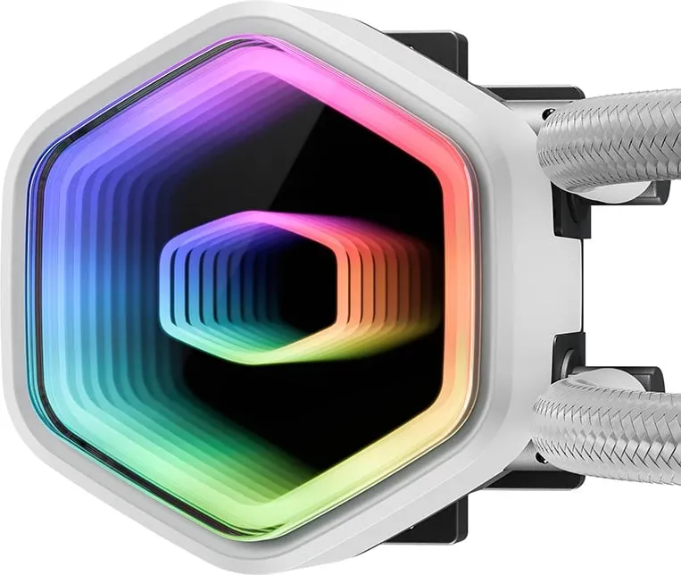 Ftohës me lëng Cooler Master MasterLiquid 360 Core II ARGB, 3 ventilatorë, i zi, ARGB - 3