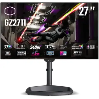 Monitor Cooler Master GZ2711, 27", OLED, 240Hz, i zi