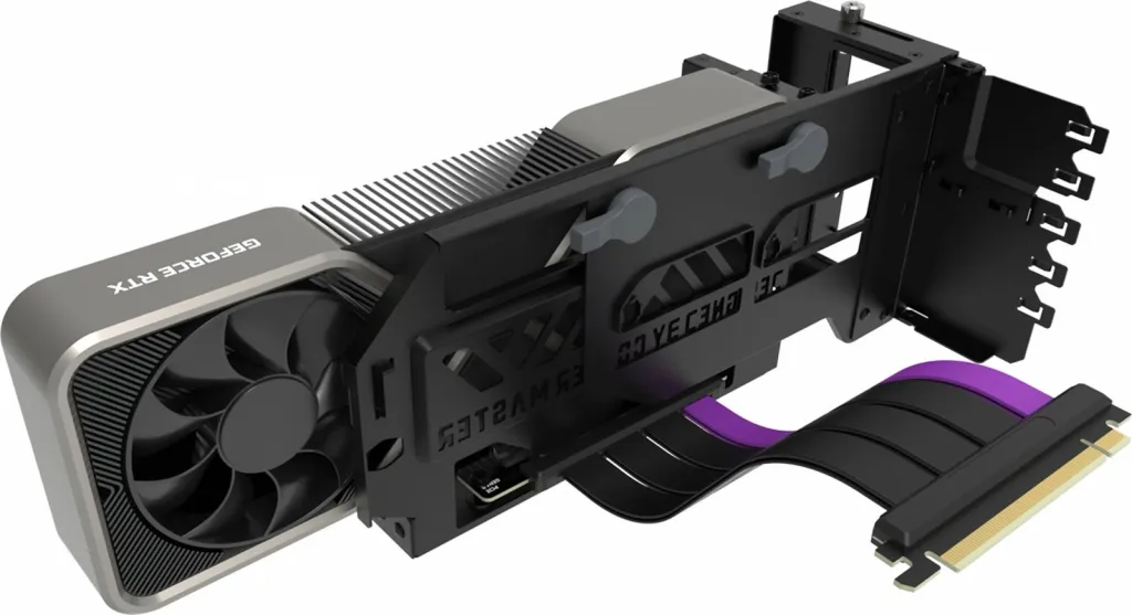 Mbajtës vertikal grafike Cooler Master Vertical Graphics Card Holder Kit V3, i zi - 8