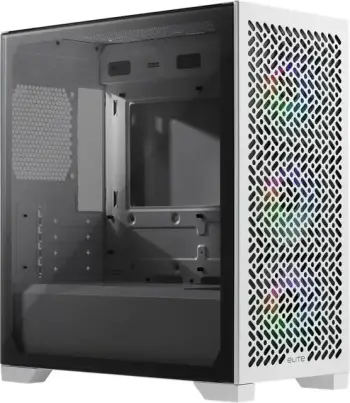 Kasë Cooler Master Elite 302, midi tower, e bardhë