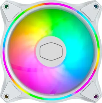 Ventilatorë PC Cooler Master MasterFan MF120 Halo, set 3 copë me hub, ARGB, 120mm, shumëngjyrësh