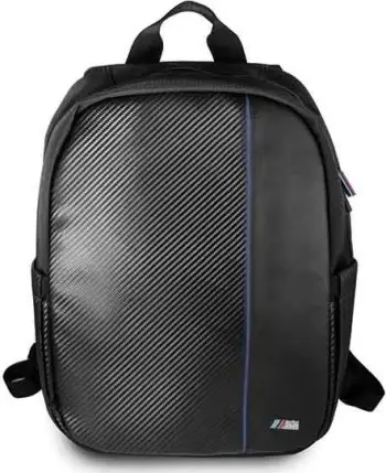 Çantë shpine BMW Carbon Navy Stripe, 15", e zezë