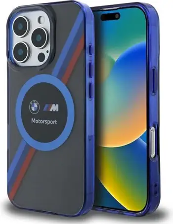 Mbështjellës BMW Motorsport IML Circle MagSafe për iPhone 16 Pro, Transparent