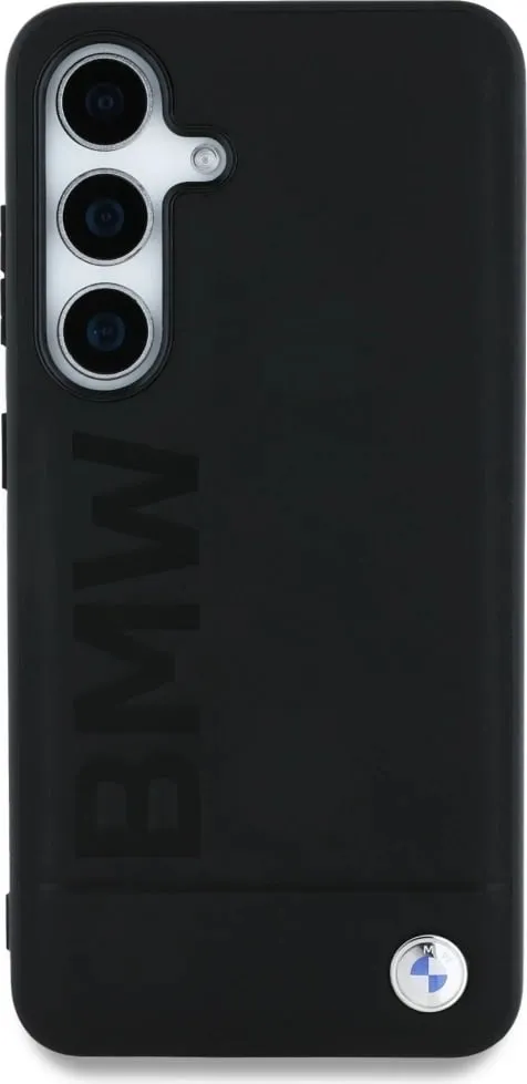 Mbështjellës BMW Leather Big Wordmark për Samsung Galaxy S25+, e zezë - 3