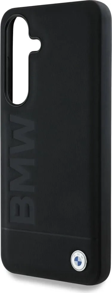 Mbështjellës BMW Leather Big Wordmark për Samsung Galaxy S25+, e zezë - 6