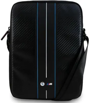 Çantë tablet BMW Carbon Blue Stripe, 8 inç, e zezë