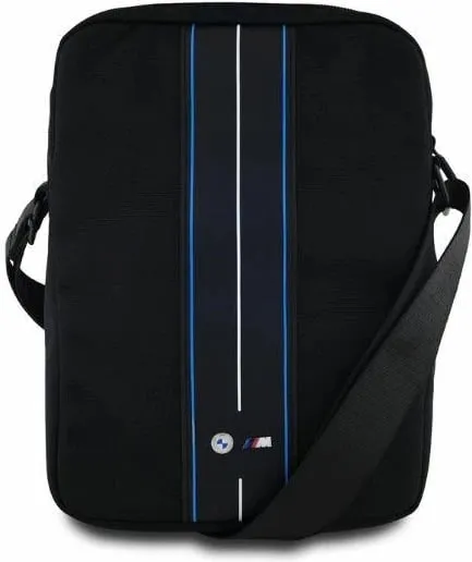 Çantë tablet BMW Nylon Blue Stripe 10", e zezë - 1