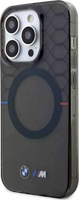 Mbulesë telefoni BMW Pattern MagSafe, për iPhone 14 Pro Max, gri - 2