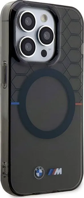 Mbulesë telefoni BMW Pattern MagSafe, për iPhone 14 Pro Max, gri - 4