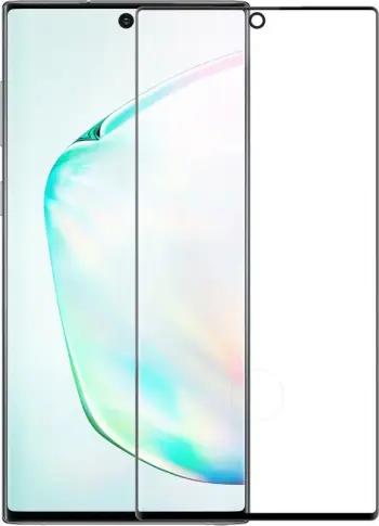 Nillkin 3D CP+ Max – Mbrojtëse ekrani prej xhami të përforcuar, ultra-tanjë 0.33 mm, 9H për Samsung Galaxy Note 10 Plus, e Zezë