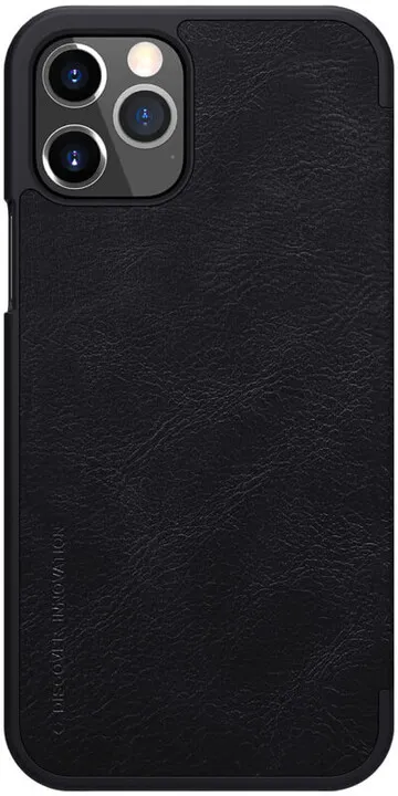 Mbrojtëse Nillkin Qin Book për iPhone 12/12 Pro (6.1"), e zezë - 1