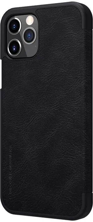 Mbrojtëse Nillkin Qin Book për iPhone 12/12 Pro (6.1"), e zezë - 3