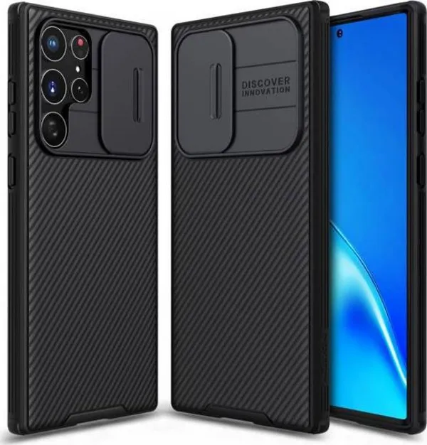 Mbrojtëse Nillkin CamShield Pro për Samsung Galaxy S22 Ultra, e zezë - 1