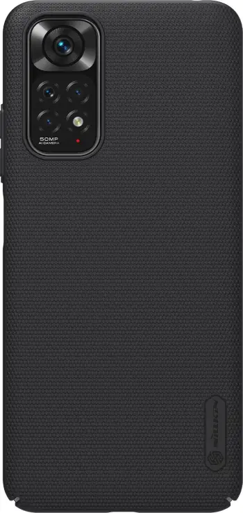 Mbështjellës Nillkin Super Frosted Shield për Xiaomi Redmi Note 11T 5G / Note 11S 5G / Note 11 5G (China) / Poco M4 Pro 5G, i zi